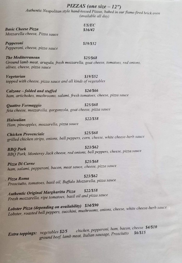 Nevis Peak Brewery Pub & Trattoria-menu2