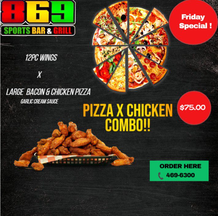 869 Sports Bar & Grill-menu