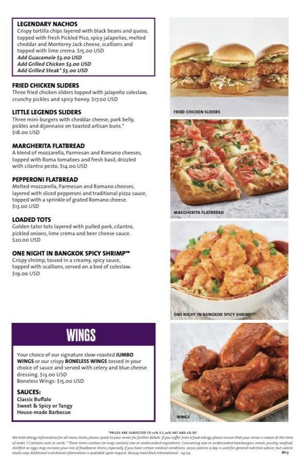 Hard Rock Cafe Menu-1