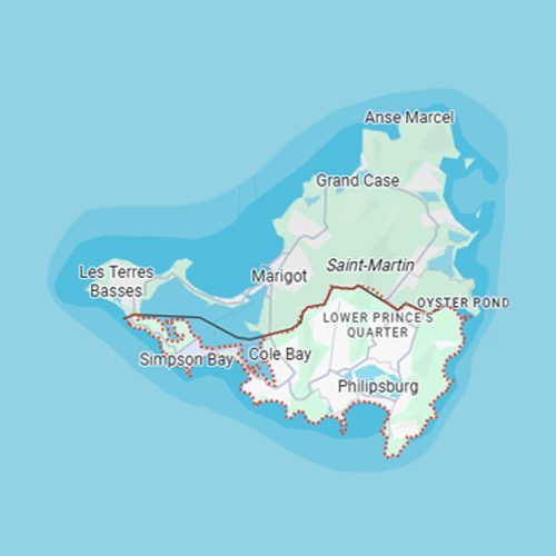 Map of 1A Rhine Rd, Sint Maarten