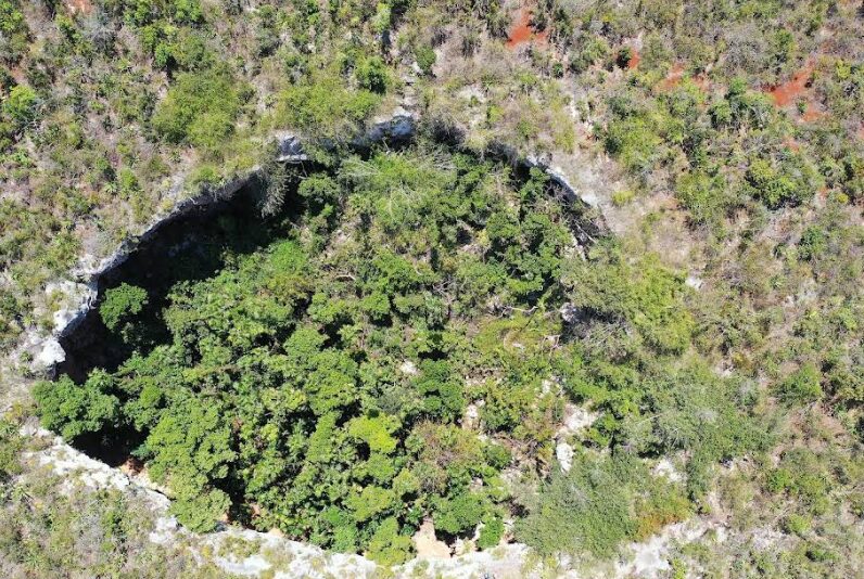 Sink Hole Derby Cave
