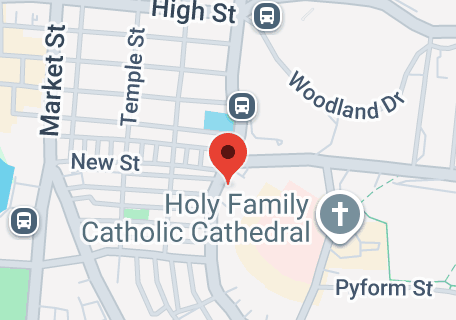 Map of Independence Ave, St John's, Antigua & Barbuda