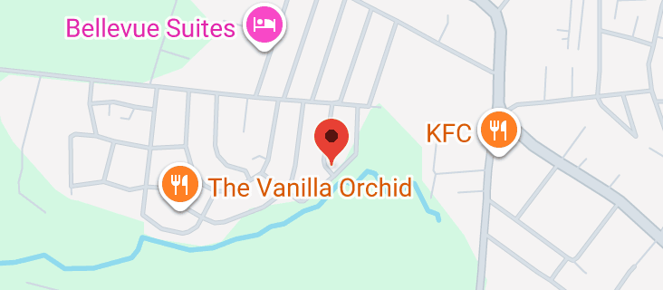 Map of St Clair heights, St John's, Antigua & Barbuda