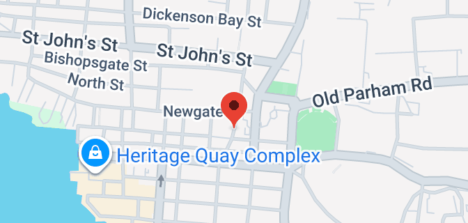 Map of Church Ln, St John's, Antigua & Barbuda