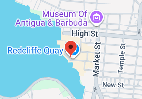 Map of 25 Redcliffe St, St John's, Antigua & Barbuda