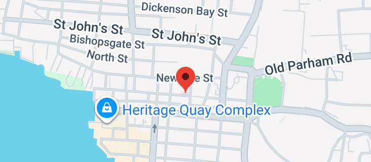 Map of 45C4+VXQ, Church St, St John's, Antigua & Barbuda