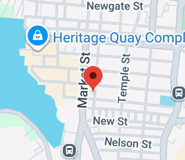 Map of Corn Alley, St John's, Antigua & Barbuda