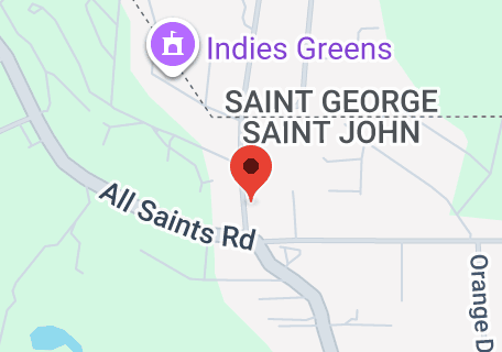 Map of Clarks Hill, St John's, Antigua & Barbuda