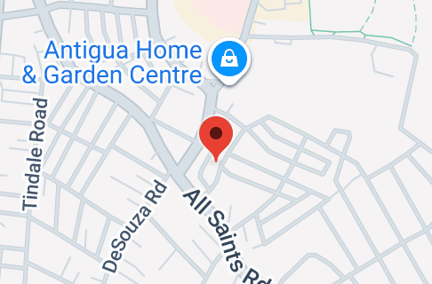 Map of Ottos Newtown, McDonald Street, St John's, Antigua & Barbuda