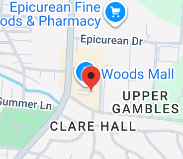 Map of Woods Mall, St John's, Antigua & Barbuda