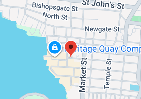 Map of St Mary's St, St John's, Antigua & Barbuda