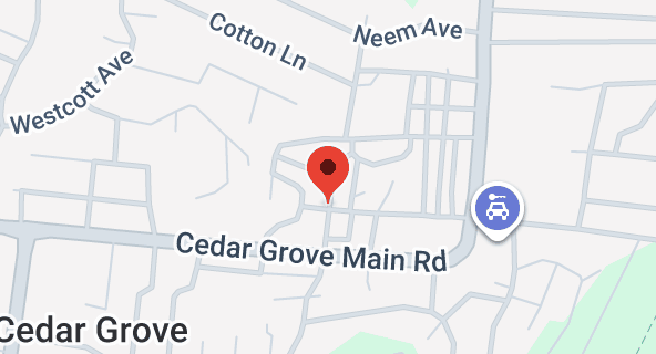 Map of Crosbies main road, Antigua & Barbuda