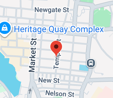 Map of Cnr Temple and, Nevis St, St John's, Antigua & Barbuda