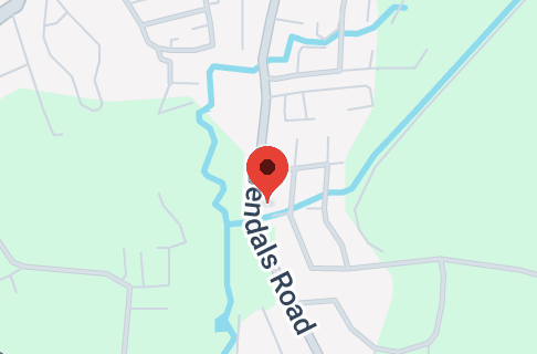 Map of Bendal’s Road, Antigua & Barbuda