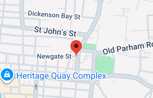 Map of 45F5+4HQ, Newgate St, St John's, Antigua & Barbuda
