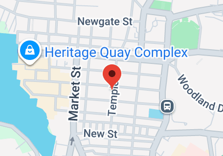 Map of Temple St, St John's, Antigua & Barbuda