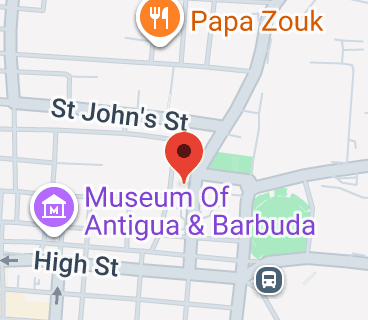 Map of Cnr. Cross and Newgate Streets, PO BOX 1421, St John's, Antigua & Barbuda