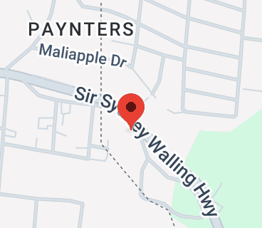 Map of 457W+P9W, Sir Sydney Walling, Highway, Paynters, Antigua & Barbuda