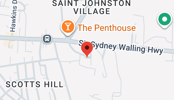 Map of 458M+89M, Sir Sydney Walling Hwy, St John's, Antigua & Barbuda