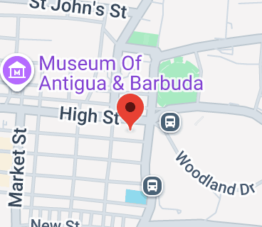 Map of 59 Upper St Mary's St, P. O. Box 1296, St John's, Antigua & Barbuda