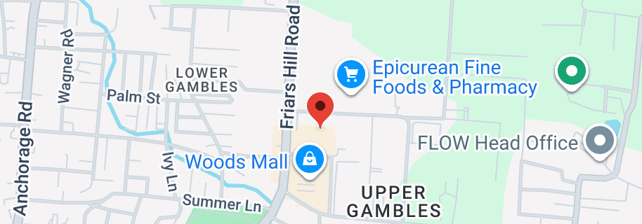 Map of Woods Centre, Suite 15-North Finger, Friars Hill Road, St John's, Antigua & Barbuda