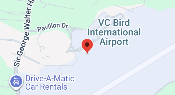 Map of V.C Bird Intl Airport, Coolidge, Antigua & Barbuda