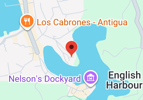 Map of Admirals Inn, Nelsons Dockyard, Antigua & Barbuda