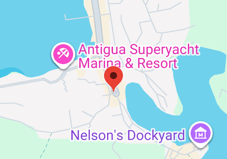Map of Nelson’s Dockyard, Dockyard Drive, English Harbour, Antigua & Barbuda