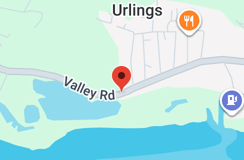 Map of Urlings, Antigua & Barbuda