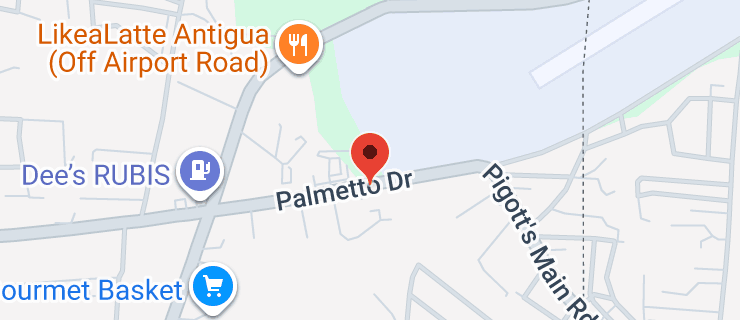 Map of 1 Palmetto Dr, St John's, Antigua & Barbuda