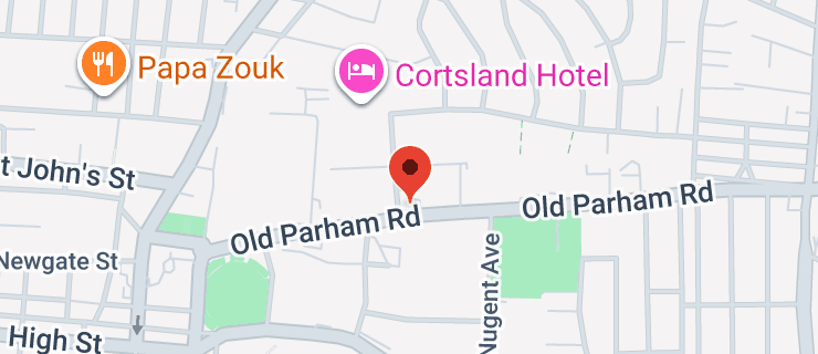 Map of 1 Old Parham Rd, St John's, Antigua & Barbuda