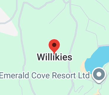 Map of Willikies, Antigua & Barbuda