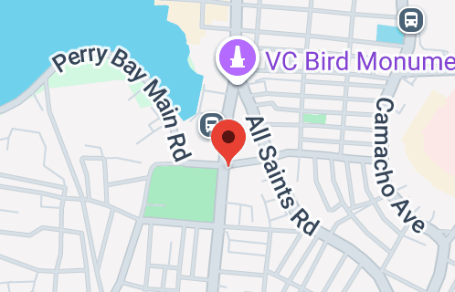 Map of 4584+99M, St John's, Antigua & Barbuda