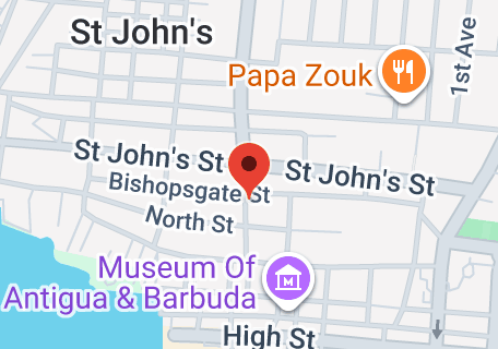 Map of Popeshead St, St John's, Antigua & Barbuda