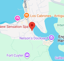 Map of Dockyard Drive English Harbour, Saint Paul's, Antigua & Barbuda