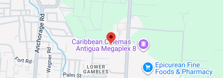 Map of 45P6+5X6, Friars Hill Road, St John's, Antigua & Barbuda