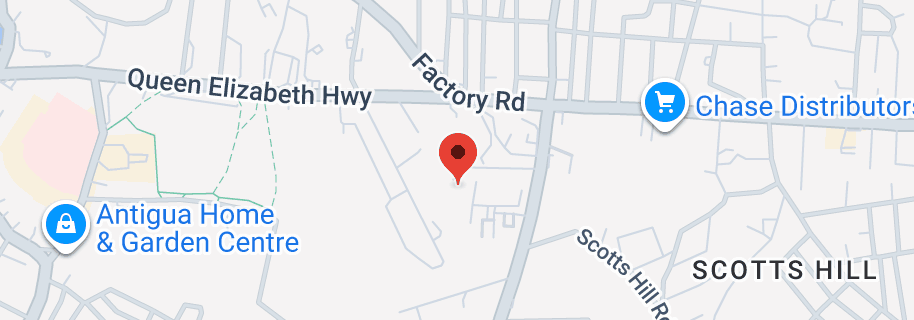 Map of Irwing Barnes Close, American Road, Antigua & Barbuda