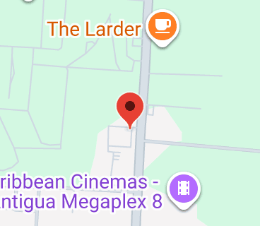 Map of Friars Hill Road, Antigua & Barbuda