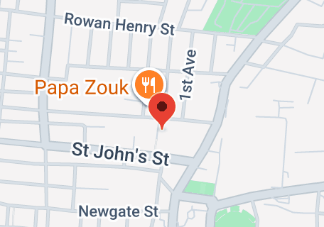 Map of Deanery Place, Street, Antigua & Barbuda