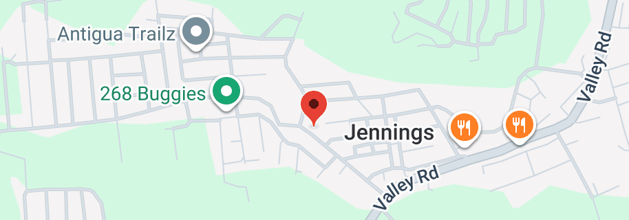Map of Unnamed Road, Jennings, Antigua