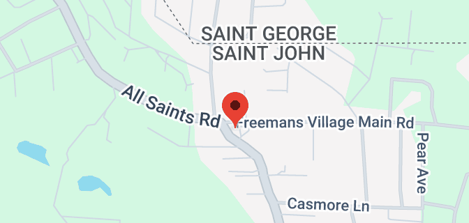 Map of All Saints Rd, Antigua & Barbuda