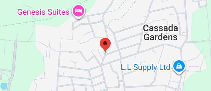 Map of 45MJ+QF5, Cassada Gardens, Antigua & Barbuda
