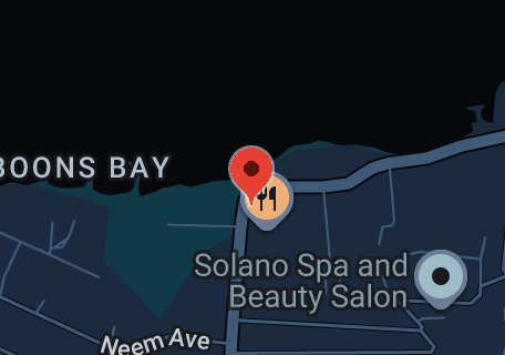 Map of Bay Gardens, Hodges Bay, Antigua, Antigua & Barbuda