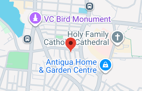 Map of 4585+9GC, St John's, Antigua & Barbuda