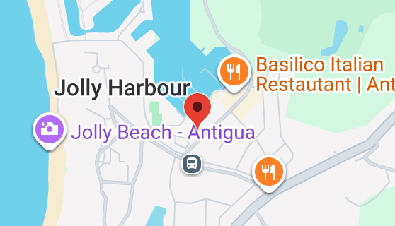 Map of Palm Beach Dr, Antigua