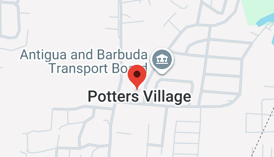 Map of 452Q+784 main road, Potters Village, Antigua & Barbuda