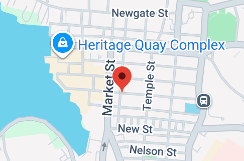 Map of Nevis St, St John's, Antigua & Barbuda