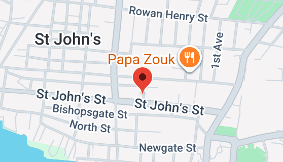 Map of 45G4+2H2, St George's St, St John's, Antigua & Barbuda