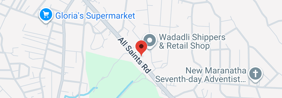 Map of All Saints Rd, St John's, Antigua & Barbuda