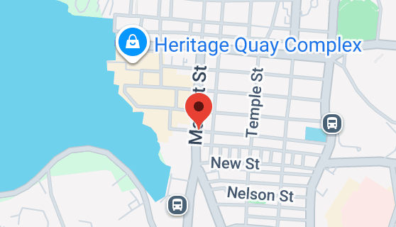 Map of Market Street, Saint John, Antigua & Barbuda